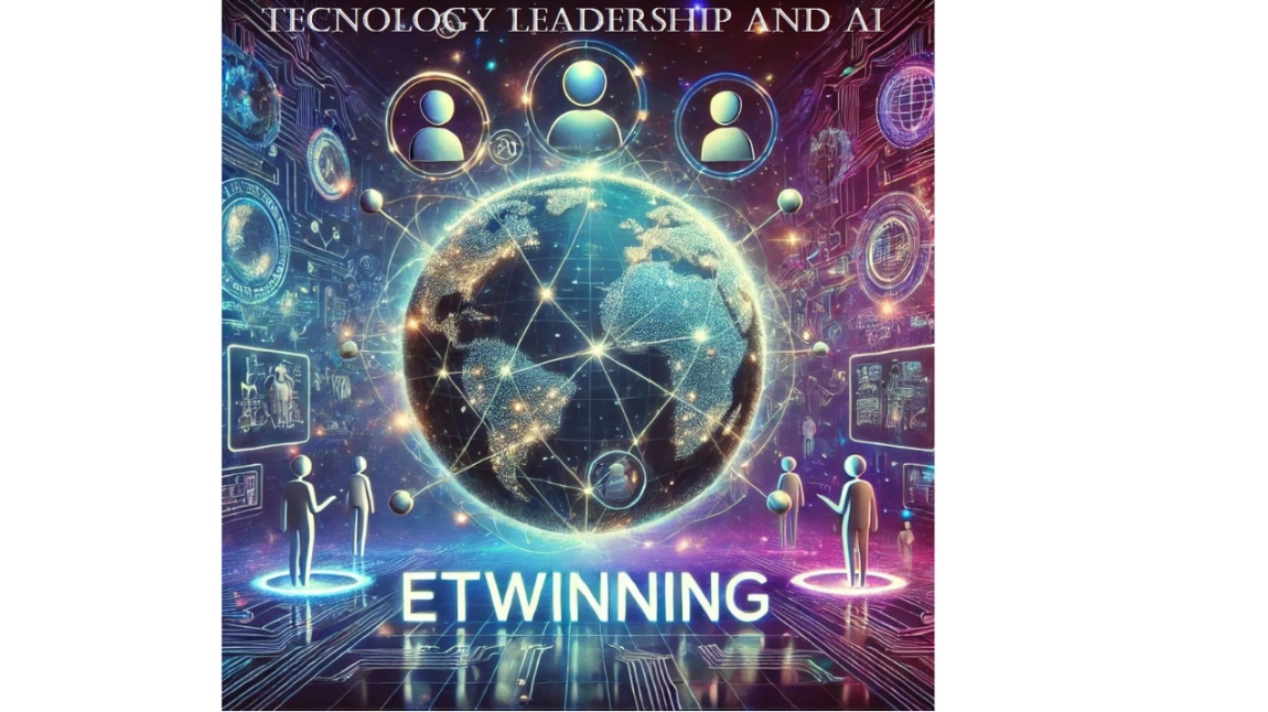 Technology Leadership and AI E-Twinning Projemizdeki Logo ve Poster Çalışmalarımız